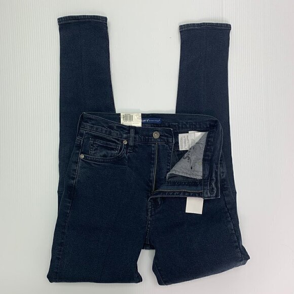 Levis Made & Crafted Jeans Size 27 High Skinny Zip Leg Dark Wash Black Mid Rise - Picture 4 of 13